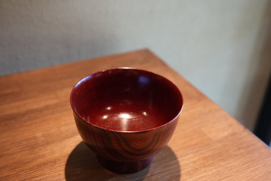 山中塗オリジナル汁碗